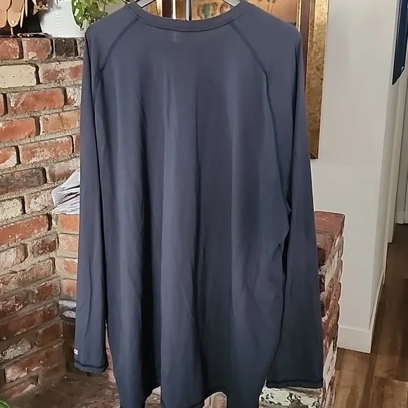 Carhartt Men’s Dark Blue Long Sleeve Pocket T-Shirt Workwear - Picture 5 of 6